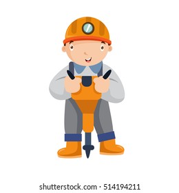 Mine Professional Worker Miner Vector