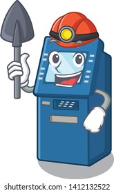 Miner atm machine next to character table