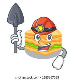 Miner baklava in a the character bowl