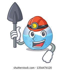Miner bowl aquarium in the character shape
