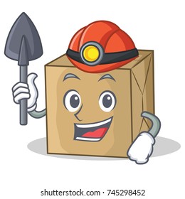Miner cardboard character collection