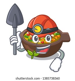 Miner fried minestrone in the cup character