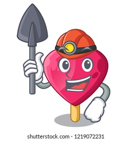 Miner heart shaped ice cream the cartoon