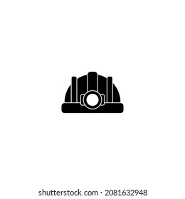 miner helmet icon, miner helmet vector sign symbol