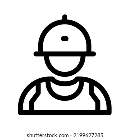 miner icon or logo isolated sign symbol vector illustration - high quality black style vector icons
