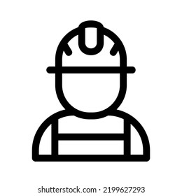 miner icon or logo isolated sign symbol vector illustration - high quality black style vector icons
