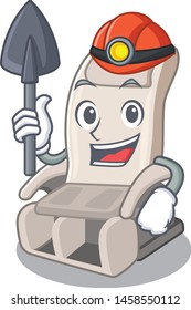 Miner massage chair the middle room cartoon