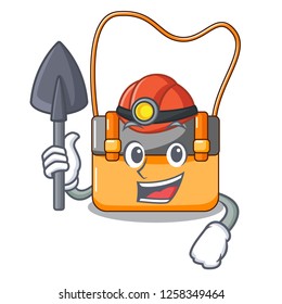 Miner menesseger bag color on a cartoon
