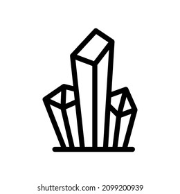 mineral icon illustratin vector graphic