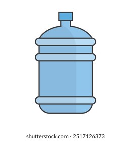 mineral plastic gallon water icon vector illustration