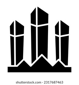 Mineral Vector Glyph Icon For Personal And Commercial Use.
