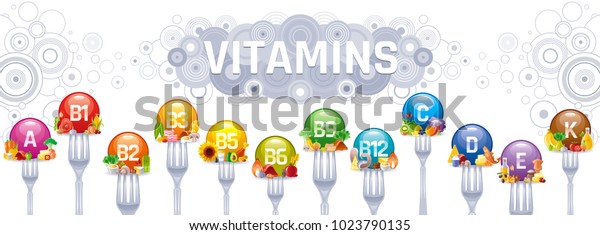 Mineral Vitamin multi supplement icons.\
Multivitamin complex flat vector icon set, logo isolated white\
background. Table illustration medicine healthcare chart Diet\
balance medical Infographic\
diagram