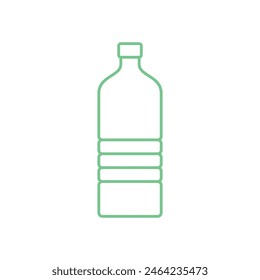Mineral Water Bottle Icon Vector Template Illustration Design
