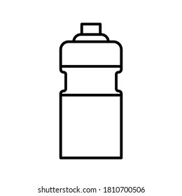 Mineral Water Bottles Vector Outline Icon Stock Vector (Royalty Free ...