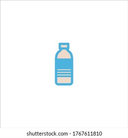 icono de agua mineral logotipo vectorial plano diseño de la ilustración de moda símbolo de señalización gráfico simple