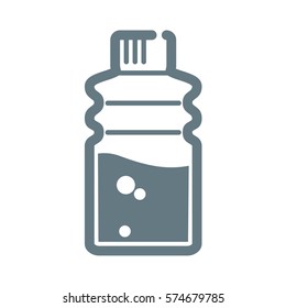 Mineral Water Vector Line Icon Symbol