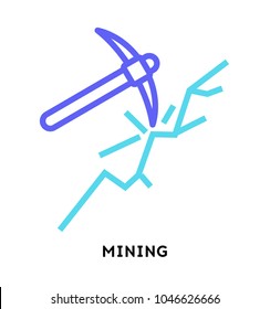 Miners hand tool for extracting minerals