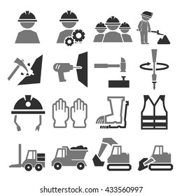 miners icon set
