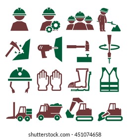 miners icon set