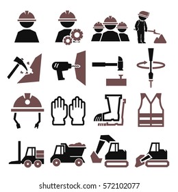 miners icon set