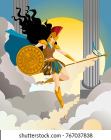 minerva palas athena greek goddess of wisdom