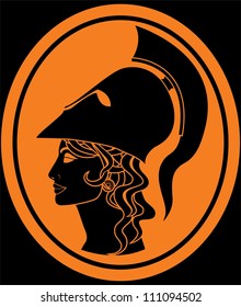 Minerva. vector illustration for design