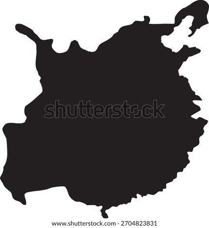 Ming Dynasty Vector Map Silhouette