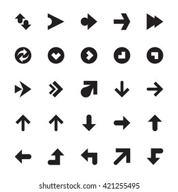 Mini Arrows Vector Icons 7