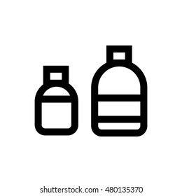 Mini bar, bottle line icon. Pixel perfect fully editable vector icon suitable for websites, info graphics and print media.