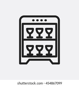 Mini bar icon illustration isolated vector sign symbol
