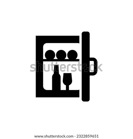 Mini bar icon vector design trendy
