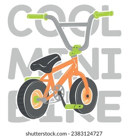 mini bike vector illustration graphic