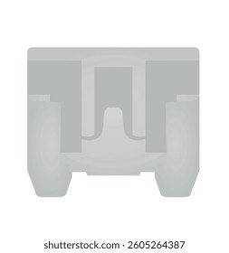 Mini blade fuse. vector illustration