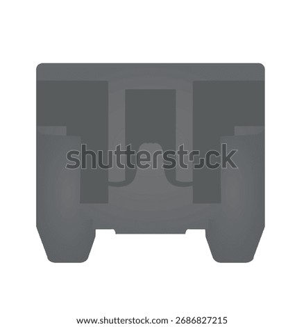 Mini blade fuse. vector illustration	