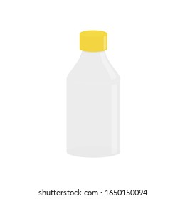 Mini bottle mockup illustration vector