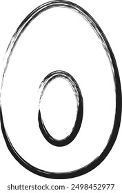 Mini brush writing single item icon avocado
