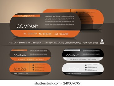 Mini business cards