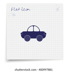 Mini car icon.