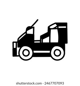 Mini Car Isolated Icon, Vector Illustration