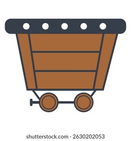 mini carriage icon vector ilustration
