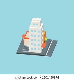 Mini City Block Isometric Color