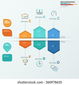 Mini collection of infographic brochure elements for business data visualization. Vector illustration. Use for marketing, website, print, presentation etc