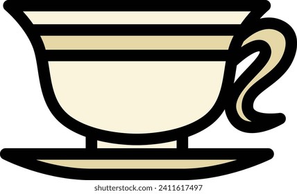 Té de bebida a color