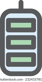 mini mini color icon Battery level 3