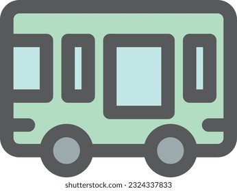 mini mini color icon bus