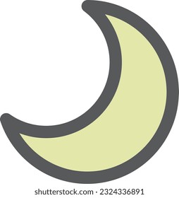 mini mini color icon moon