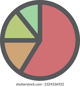 mini mini color icon Pie chart