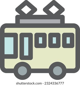 Mini-Farb-Icon-Zug