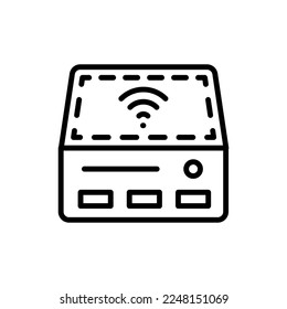 Mini Computer icon in vector. Logotype