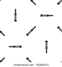 Mini electronic hookah pattern repeat seamless in black color for any design. Vector geometric illustration